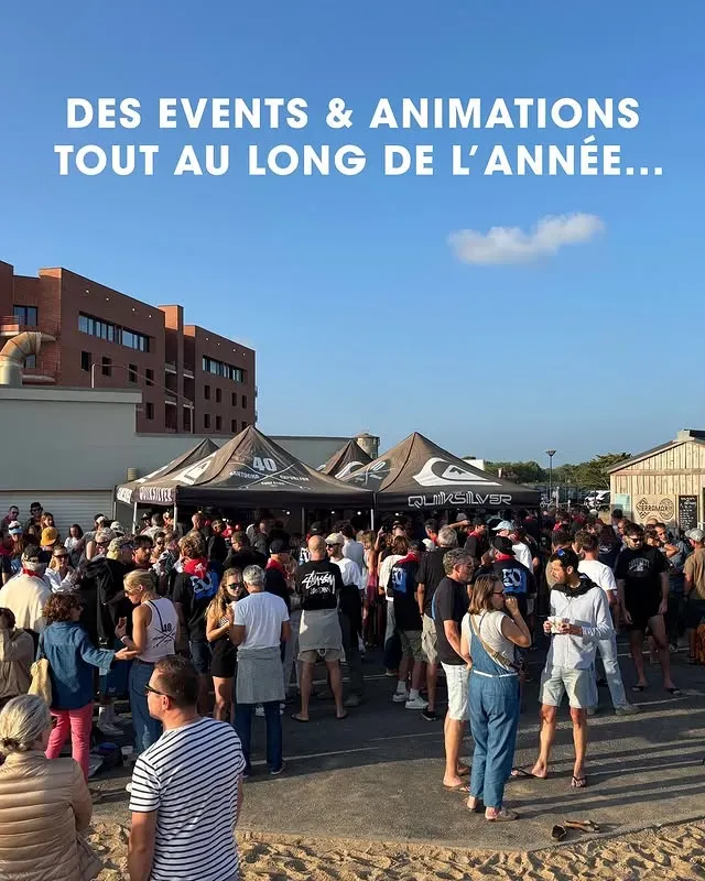 Le Santocha Surf Club Capbreton aujourd'hui - trois générations de surfeurs réunies