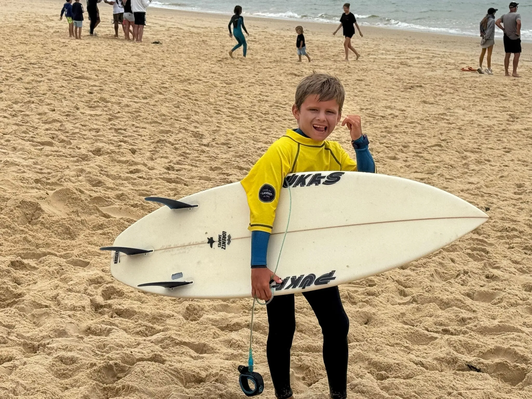 Cours de surf enfant à Capbreton
